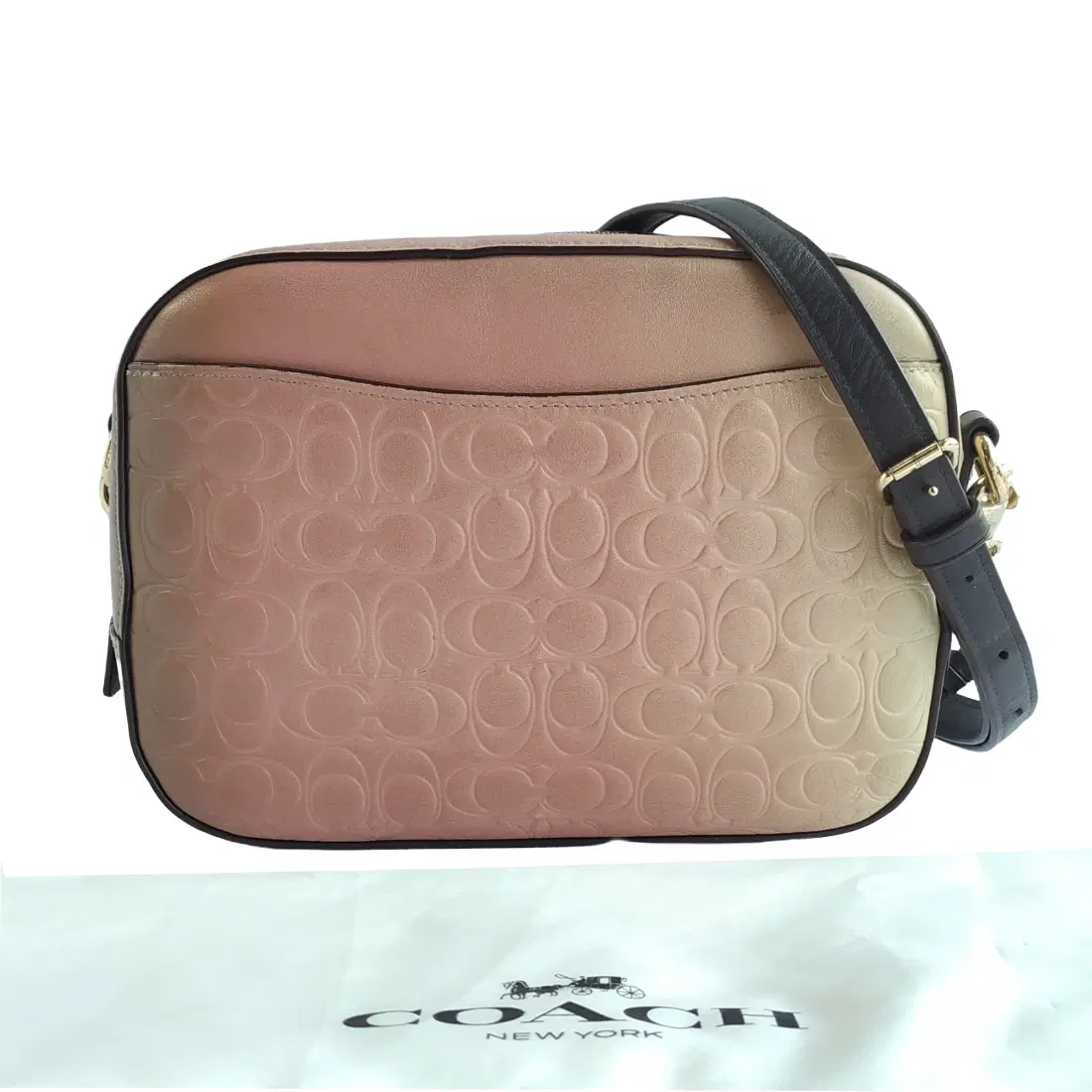 Coach Ombre Print Multi Signature Leather Camera Bag