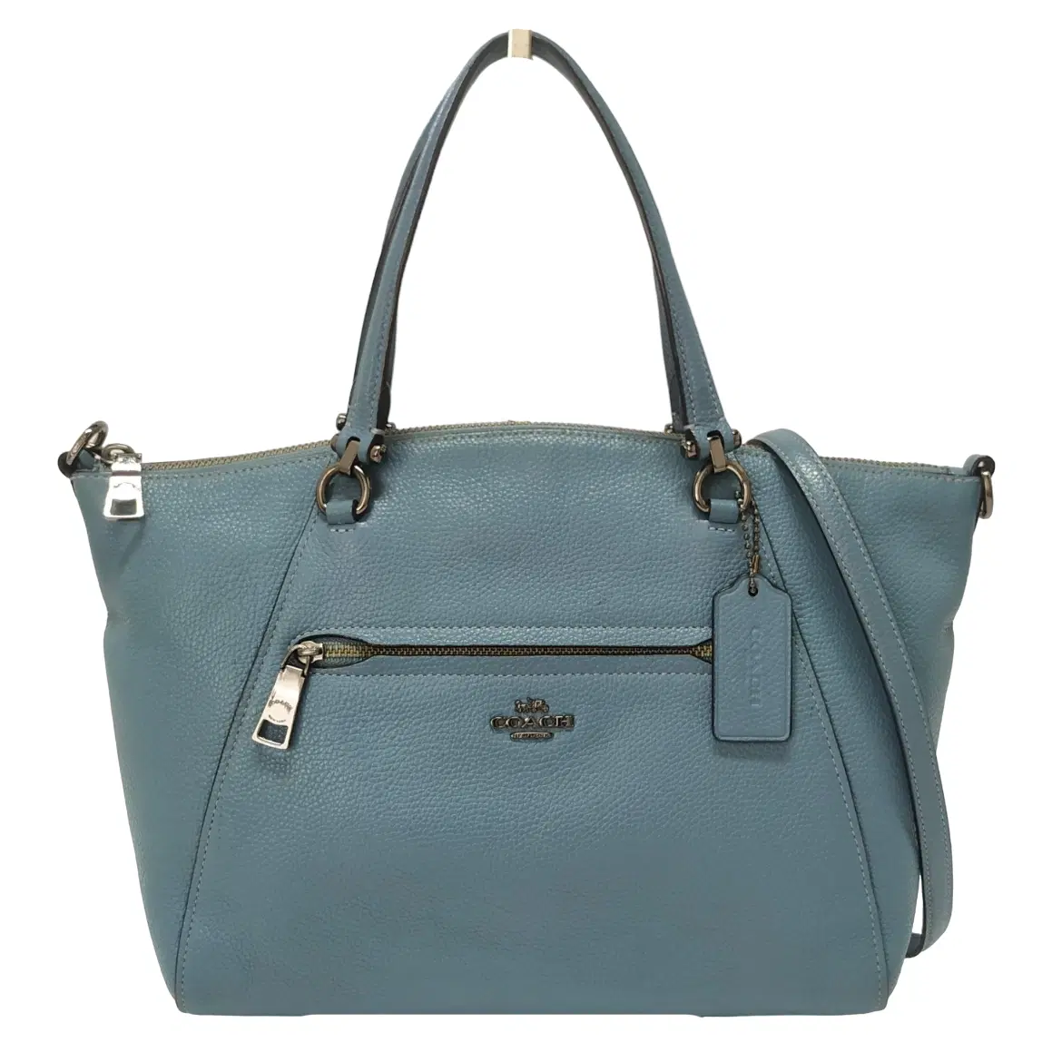 Coach Pebbled Leather Prairie Satchel