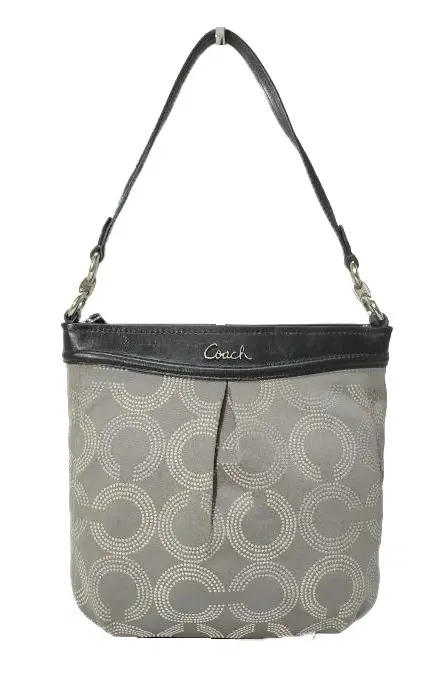 Coach Signature Dotted Bag Grey-Hover-Image