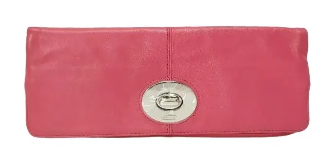 Coach Madeline Leather Foldover Clutch-Hover-Image