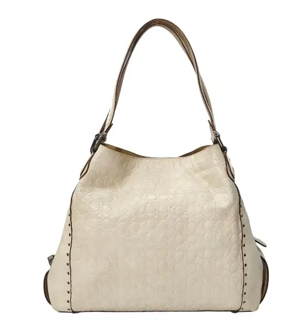 Coach Edie Shoulder Bag 31 In Signature Leather With Rivets