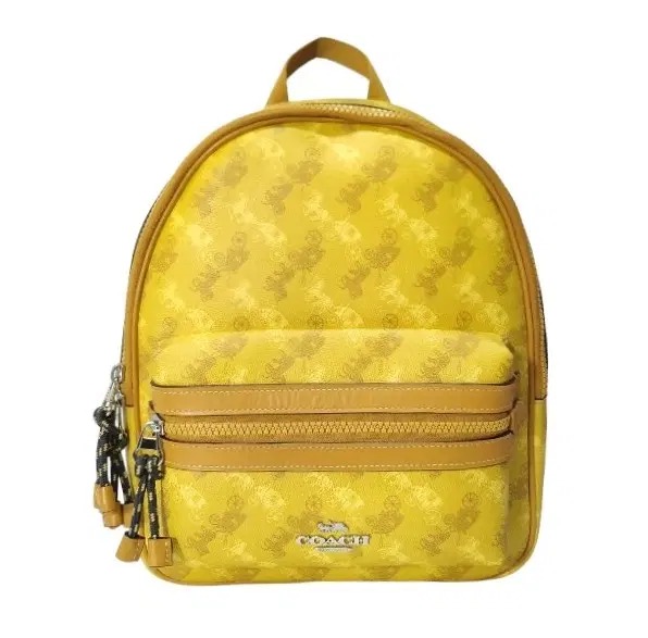 Coach Horse and Carriage Yellow Mini Backpack-Hover-Image
