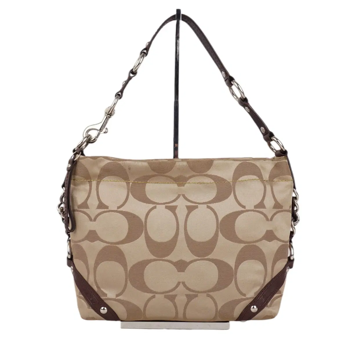 Coach Carly F1250 Jacquard Monogram Hobo Bag