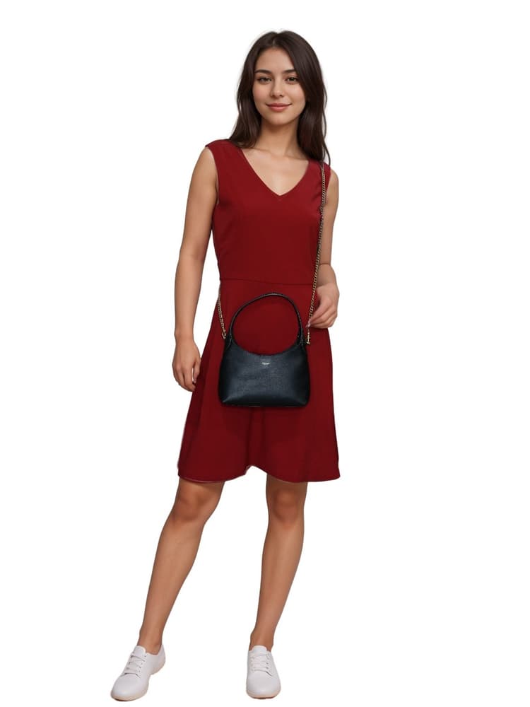 Coach Brooklyn Small Shoulder Bag in Black Leather-Hover-Image