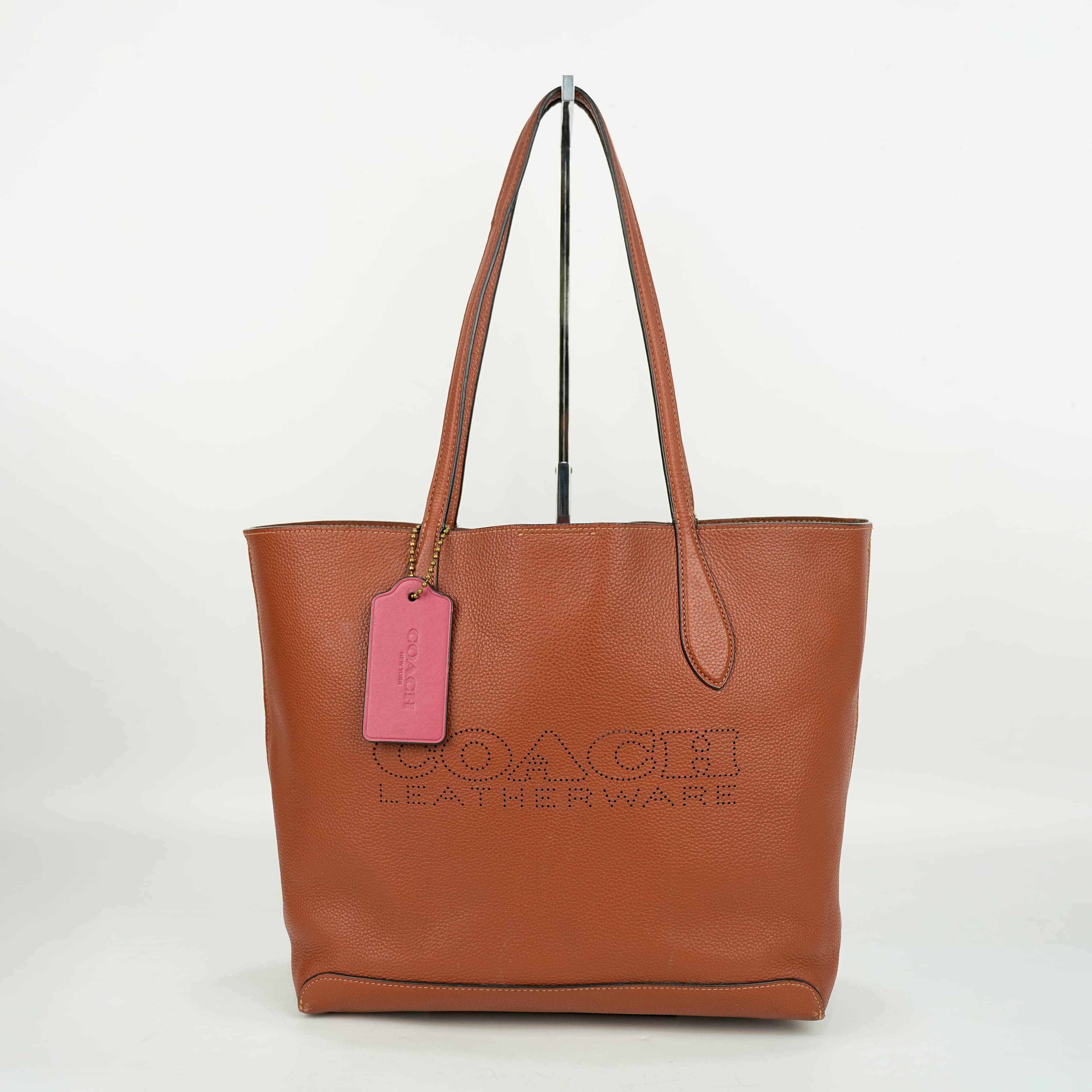 Coach Kia Tote in Pebbled Leather