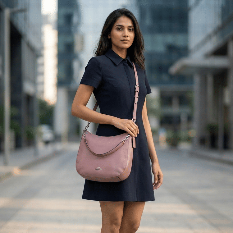 Coach Pebbled Leather Hobo-Hover-Image