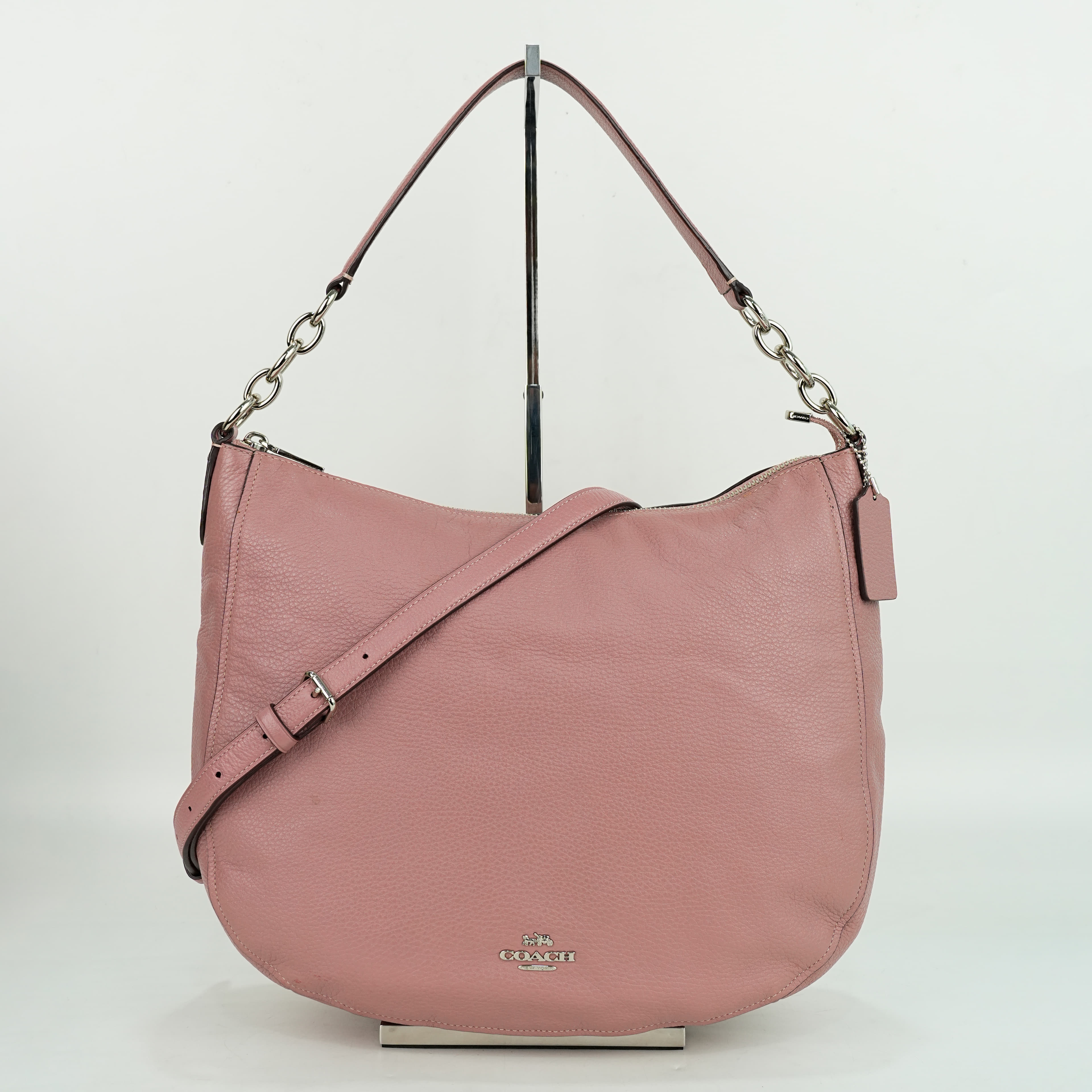Coach Pebbled Leather Hobo