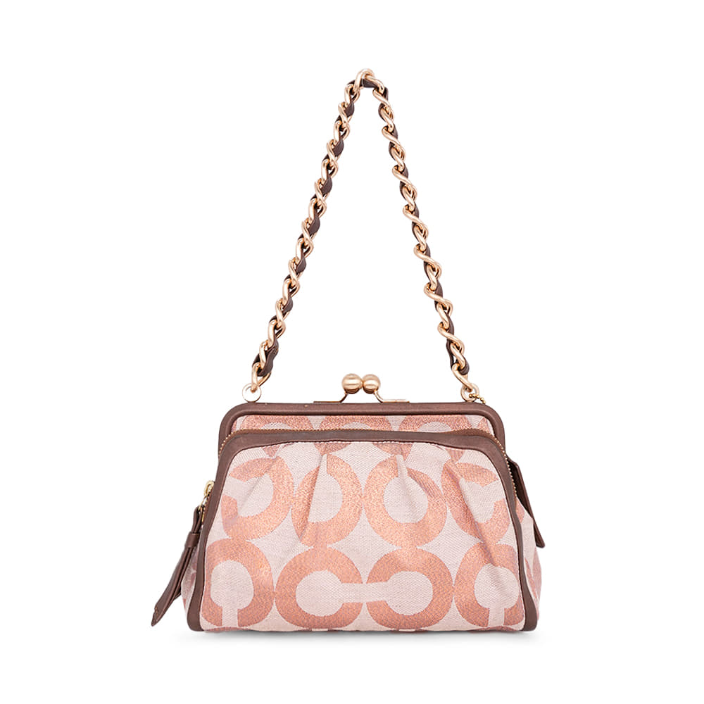 Coach Parker Op Art Frame Kisslock bag