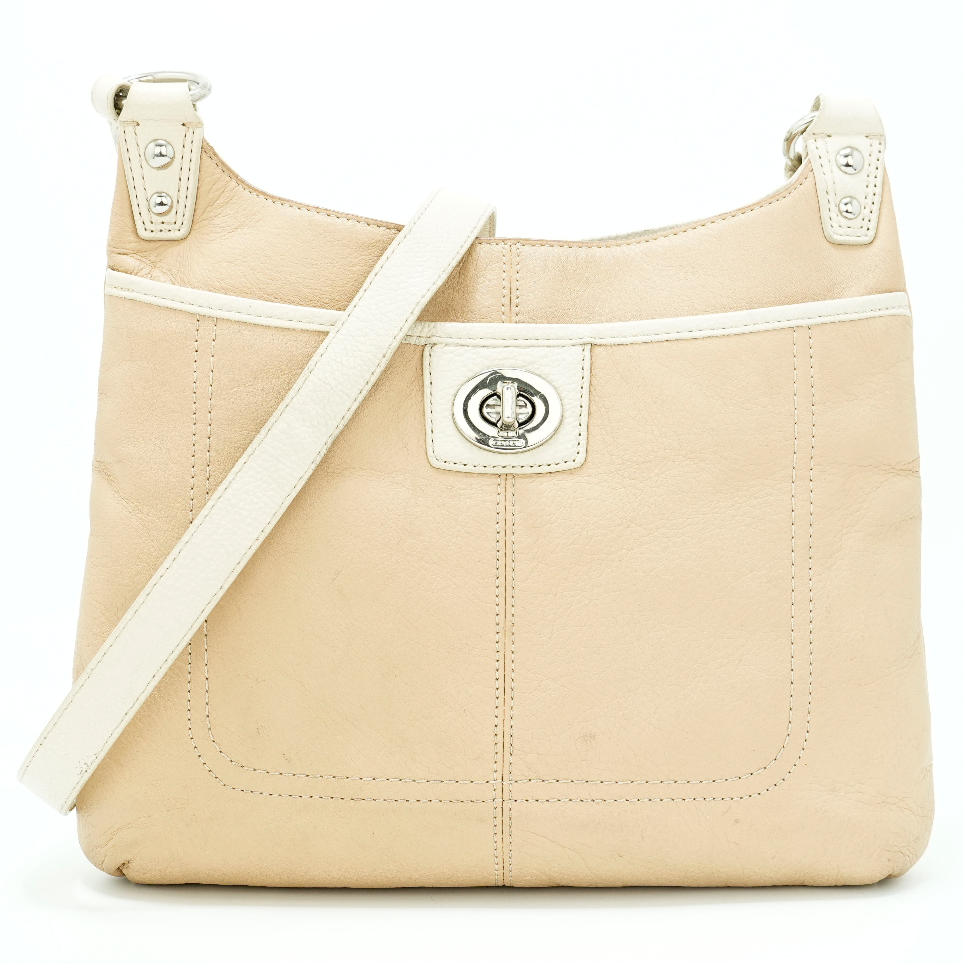 Coach F19265 Penelope Pebbled Leather Crossbody Bag