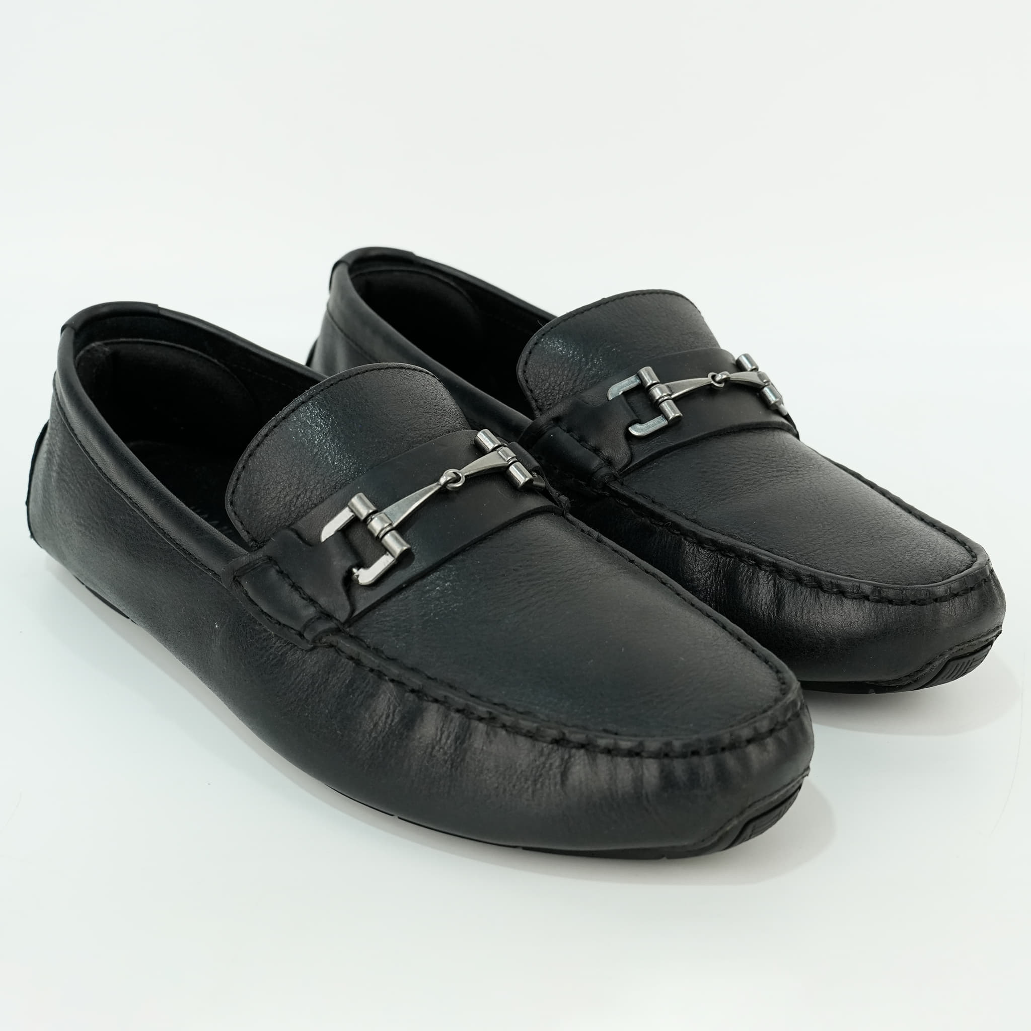Size 9 - Cole Haan Black Buckle Loafers