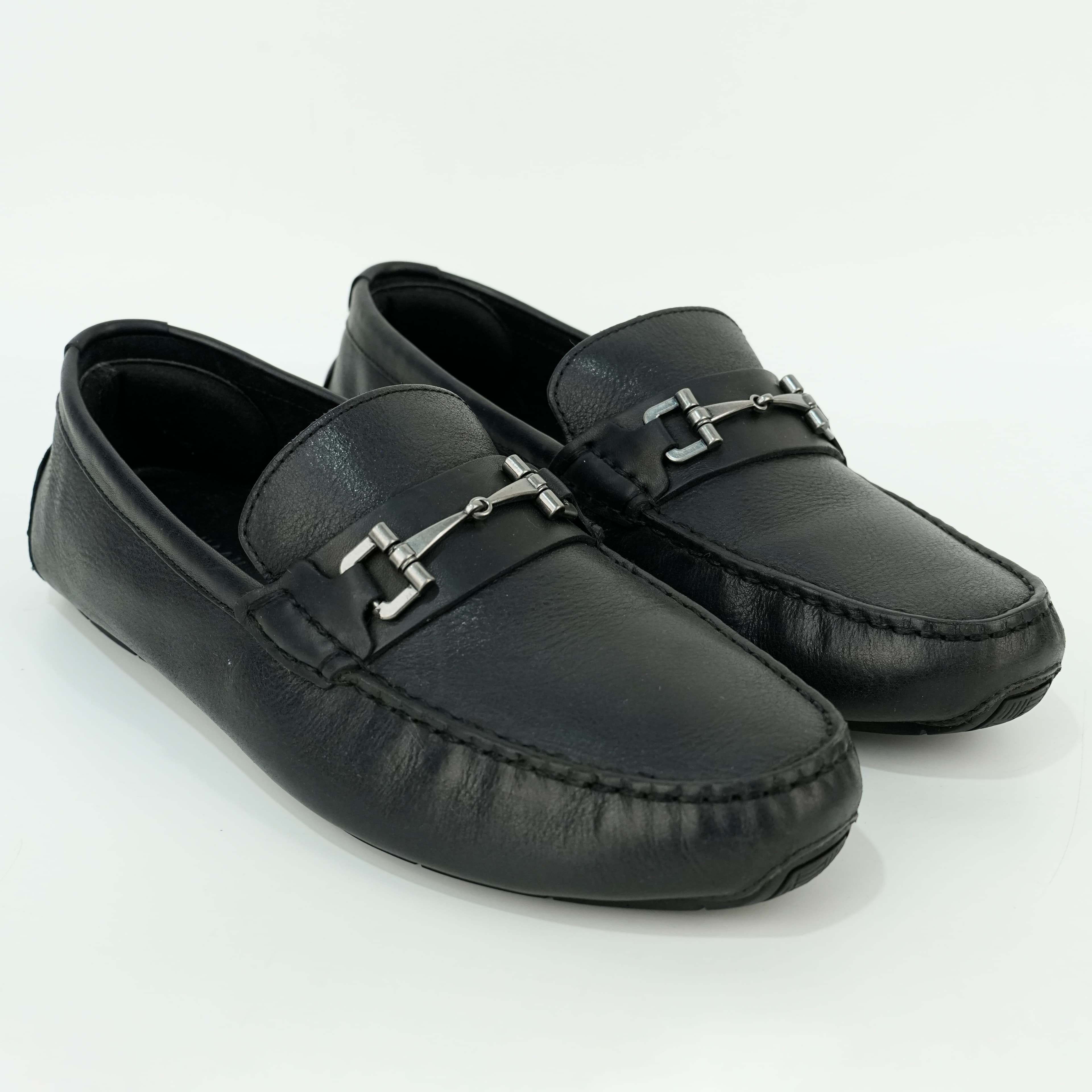 Size 9 - Cole Haan Black Buckle Loafers