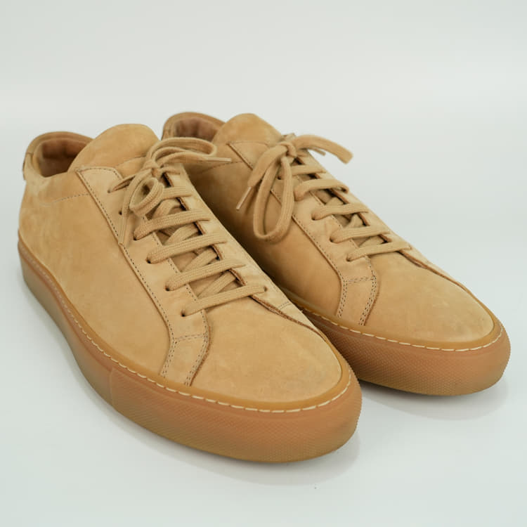 Size 43 - Common Projects Achilles Low Nubuck Tan Sneakers-Hover-Image