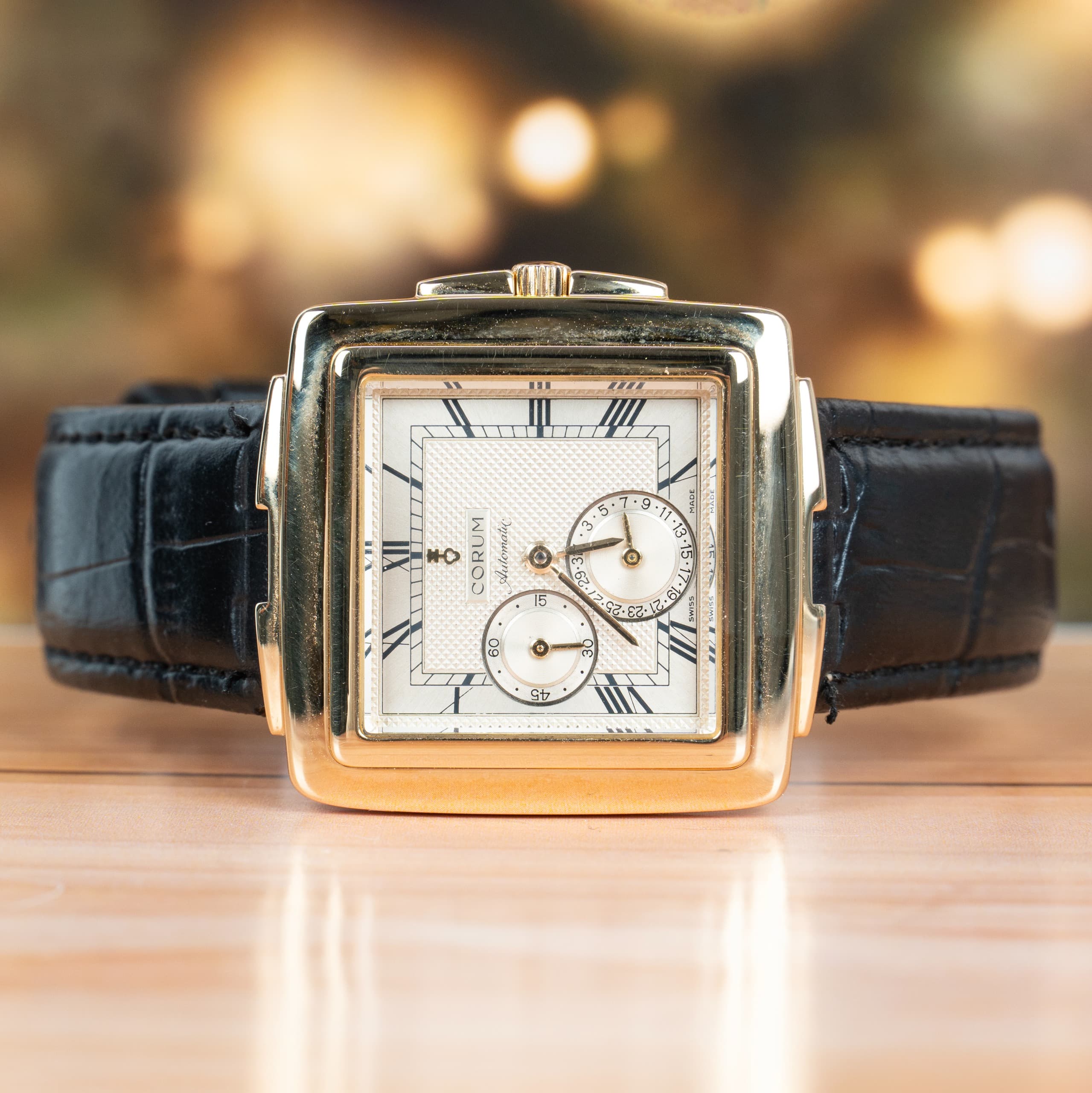 Corum Quadratus 18K Yellow Gold Automatic