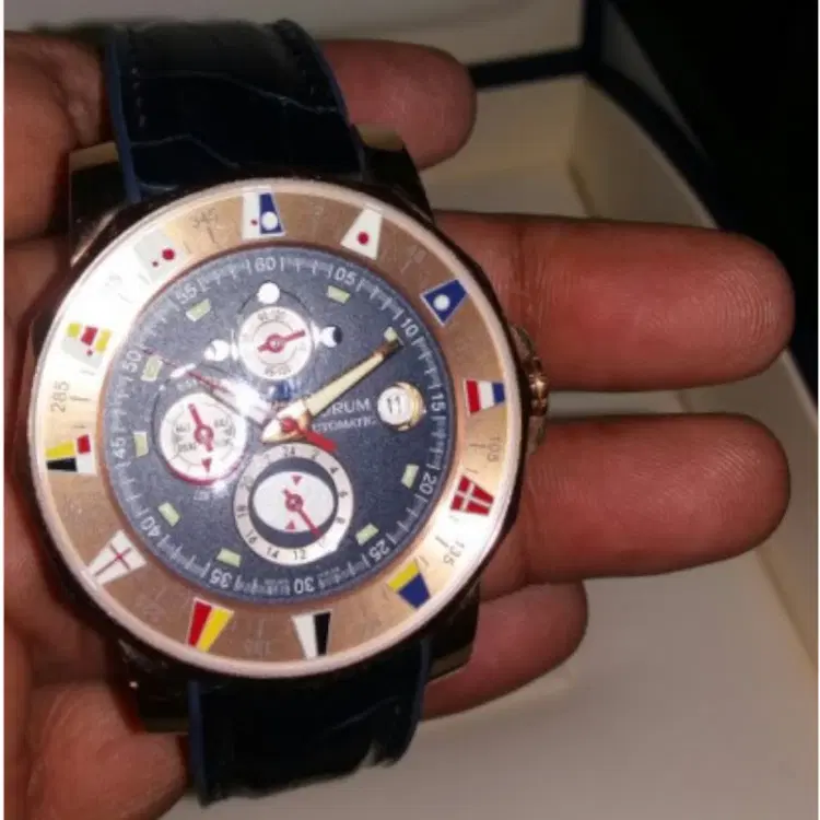 Corum Admiral Cup full GOLD watch-Hover-Image