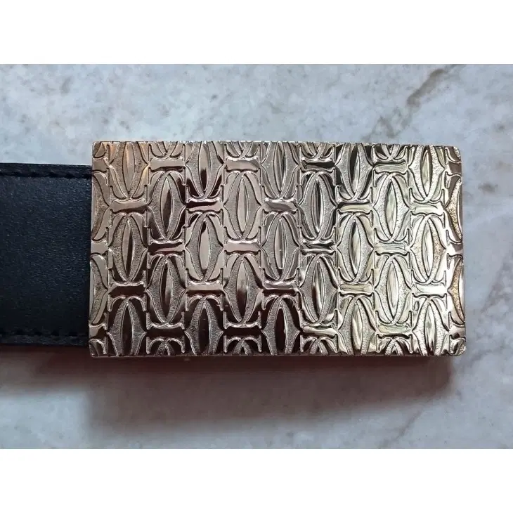 Cartier Monogram Embossed Belt