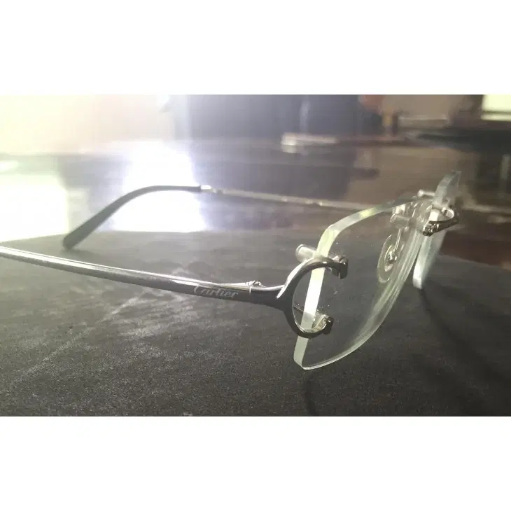 Cartier C DÉCOR CLASSIQUE OPTICAL SILVER GLASSES-Hover-Image