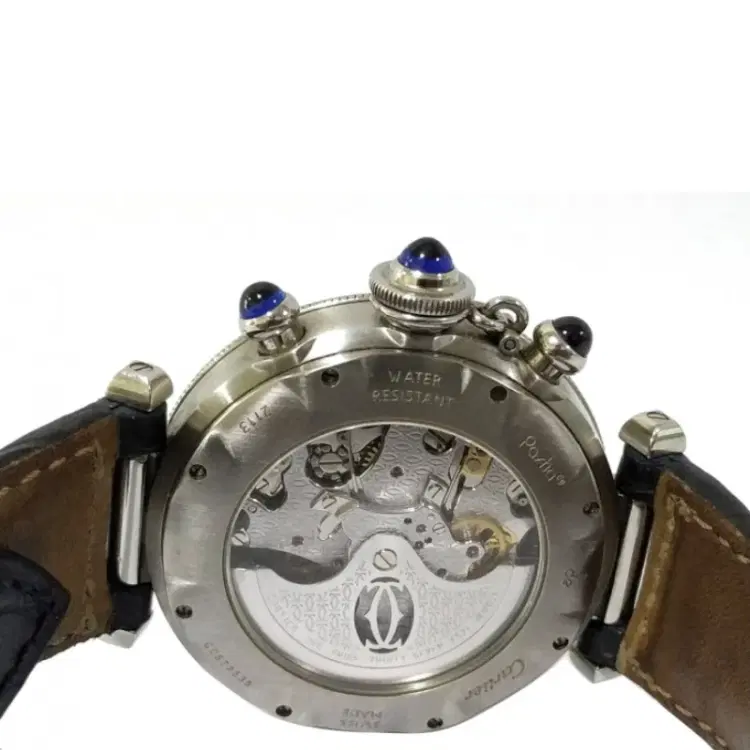 Cartier Pasha Chronograph Steel Automatic Mens Watch 2113-Hover-Image
