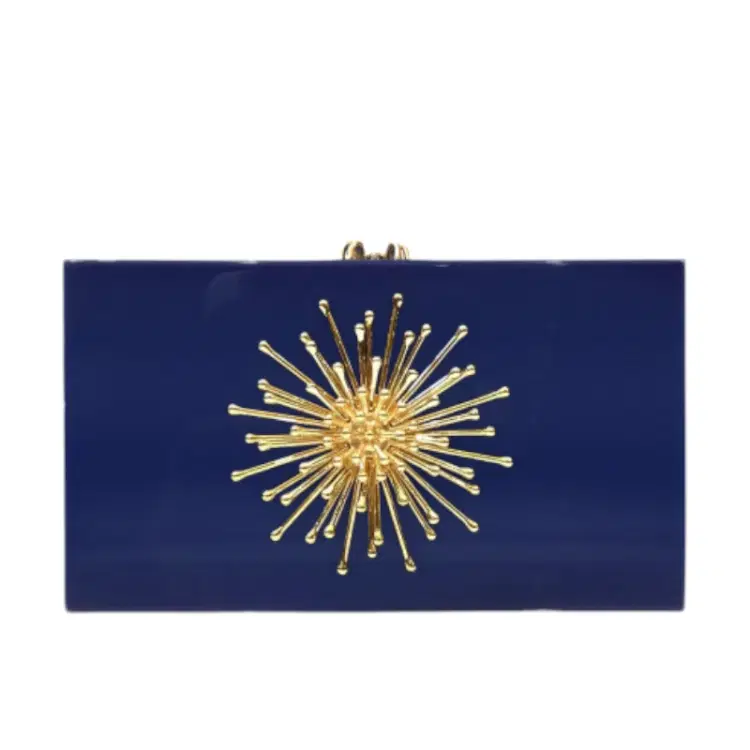 CHARLOTTE OLYMPIA Cobalt Blue Orbital Pandora Clutch-Hover-Image