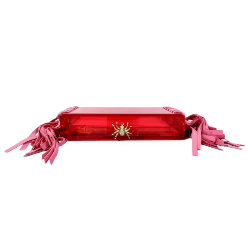 Charlotte Olympia Fringe Pandora Clutch Bag