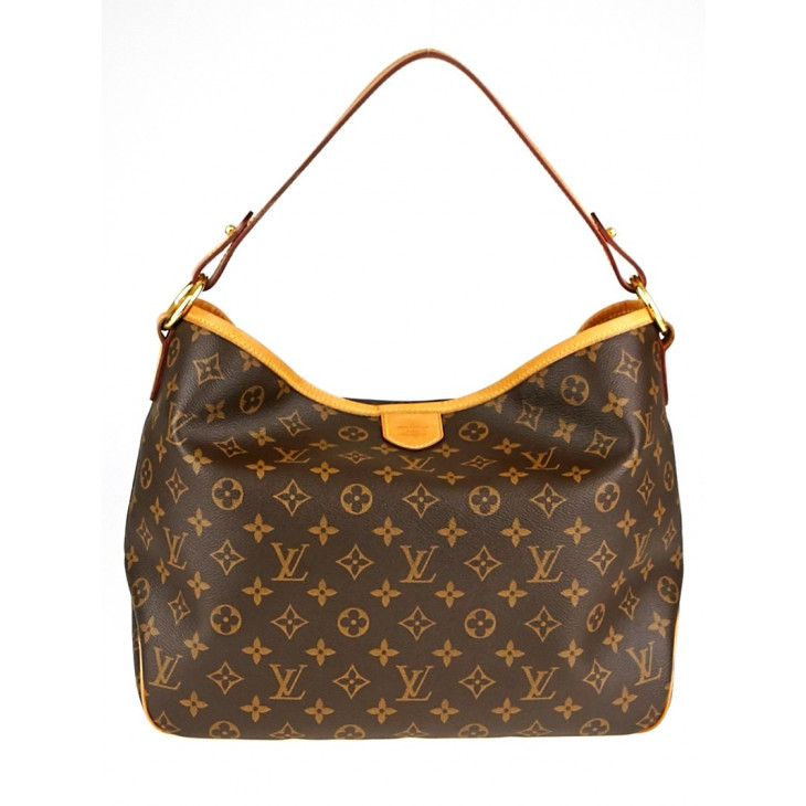 Delightful cloth handbag Louis Vuitton Brown in Cloth - 39760344