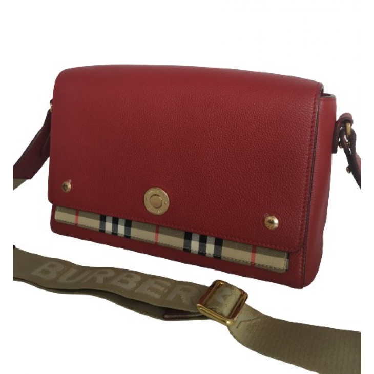 Burberry Leather Tote Bag Red Pony-style calfskin ref.1104433 - Joli Closet