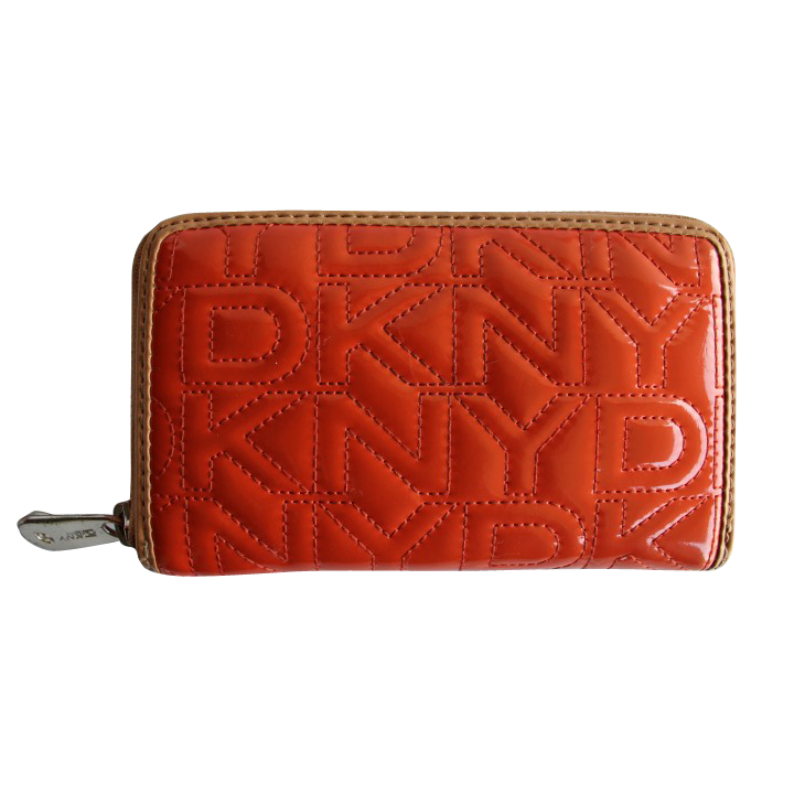 DKNY Donna Karan Bryant - New Black Leather Zip Around Wallet New -  swapshop.gr