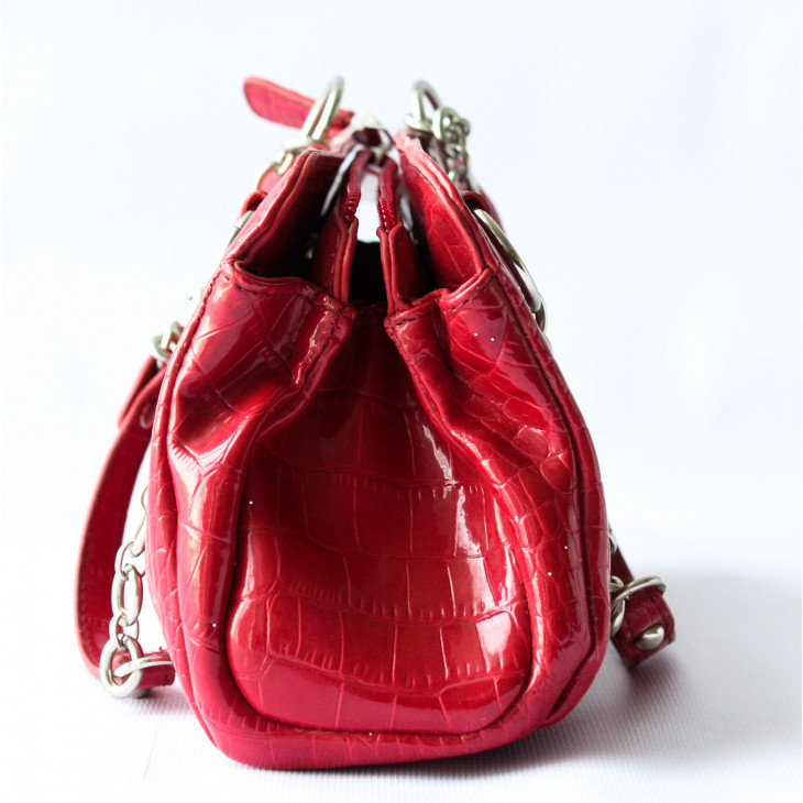 Trendy Faux Leather Handbag Women's Crocodile Embossed - Temu
