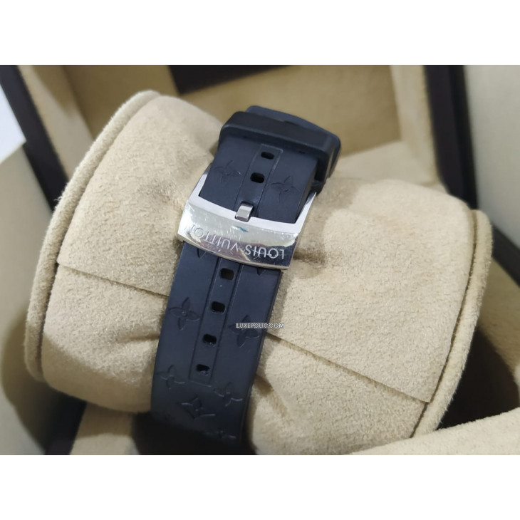 Louis Vuitton, Accessories, Louis Vuitton Q32c Chronograph Tambour Lovely  Cup Mm Quartz Wristwatch