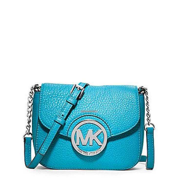 Selma leather tote Michael Kors Blue in Leather  14798081
