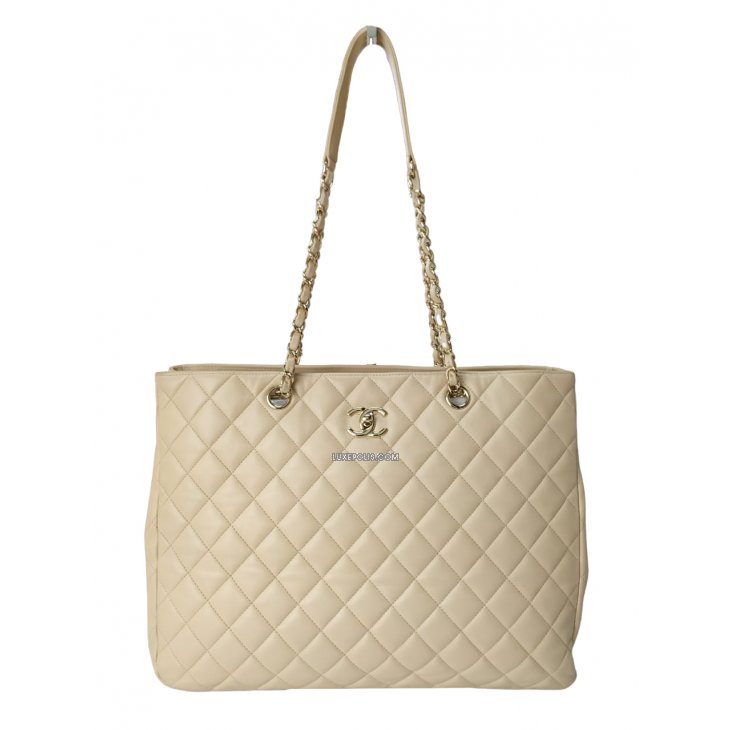 Buy Pre-owned & Brand new Luxury Chanel CC Quilted Classic Shopping Tote  Online