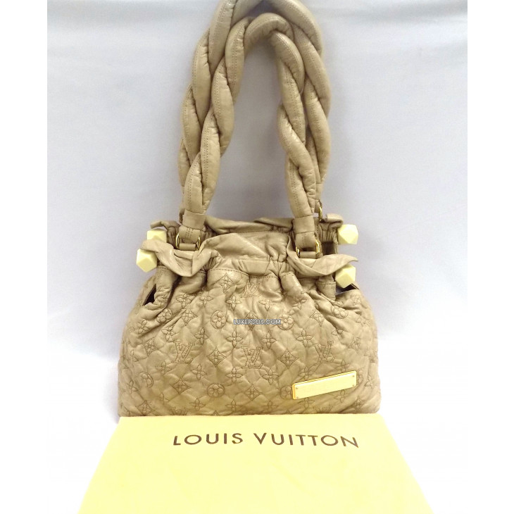 Louis Vuitton Beige Monogram Embroidered Leather Olympe Stratus