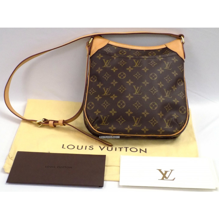 Louis Vuitton Monogram Odeon PM M56390 Brown Cloth ref.903878