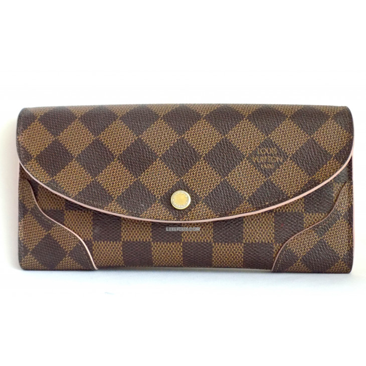 Buy Brand New & Pre-Owned Luxury Louis Vuitton Brown Caissa Damier Ebene  Canvas Long Clutch Wallet Online