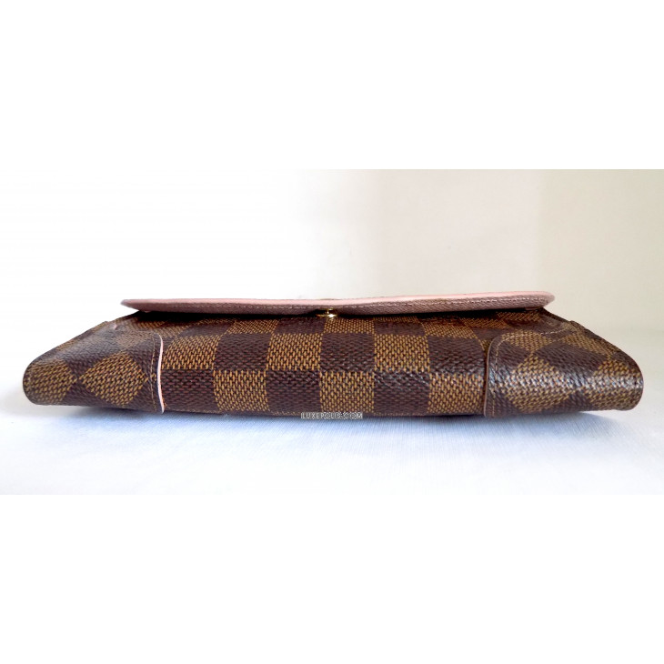 Buy Brand New & Pre-Owned Luxury Louis Vuitton Brown Caissa Damier Ebene  Canvas Long Clutch Wallet Online