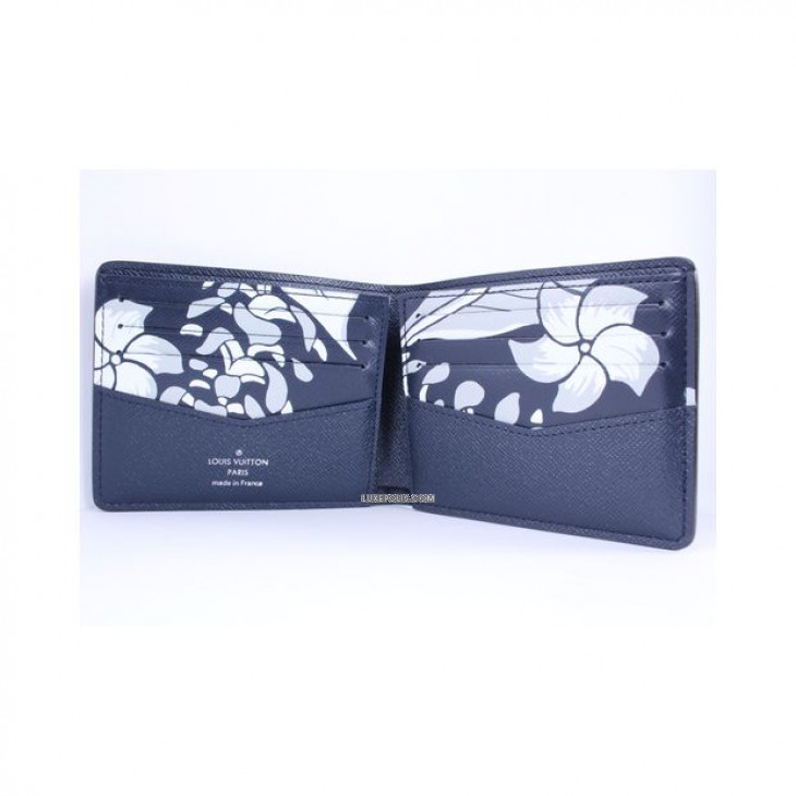 Buy Pre-owned & Brand new Luxury Louis Vuitton Navy Blue Wallet Online