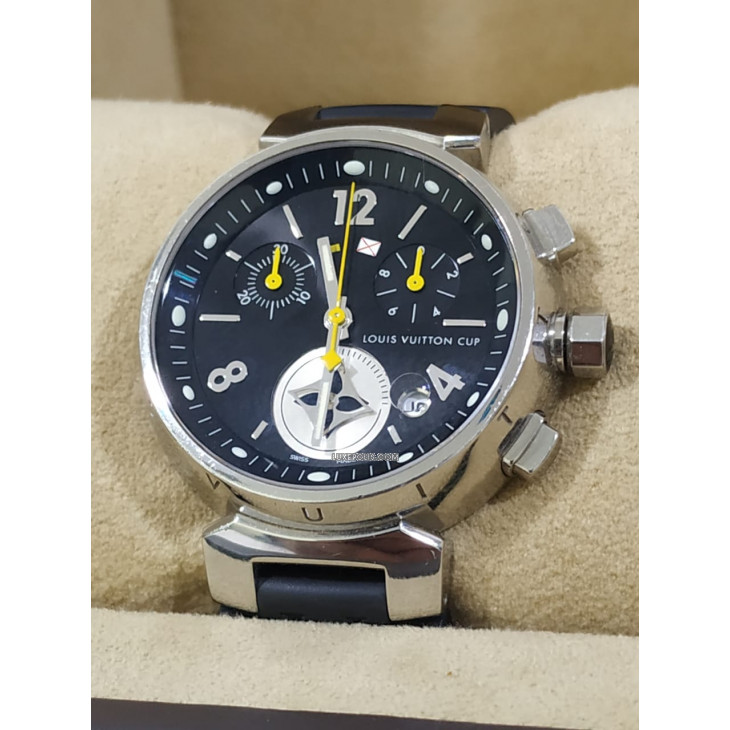 Buy Pre-owned & Brand new Luxury Louis Vuitton Tambour Lovely Cup  Chronograph Quartz Watch Online