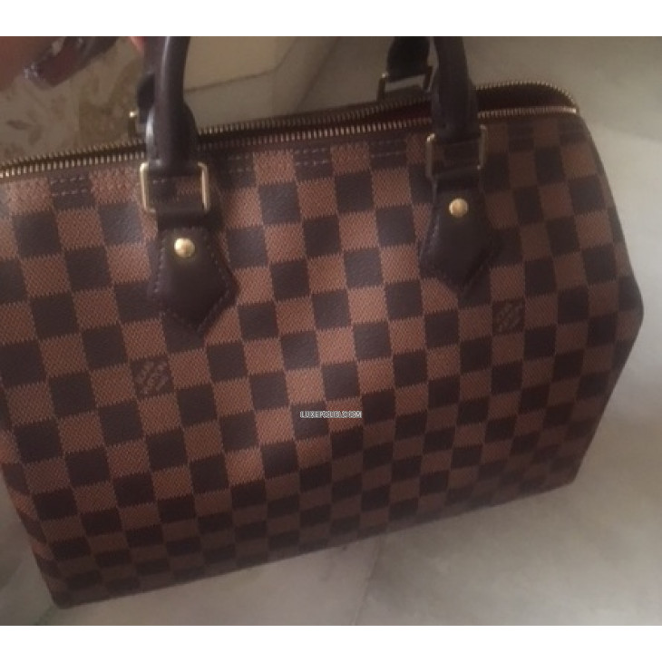 Louis Vuitton // Brown Damier Ebene Speedy Bandoulière 30 Bag – VSP  Consignment