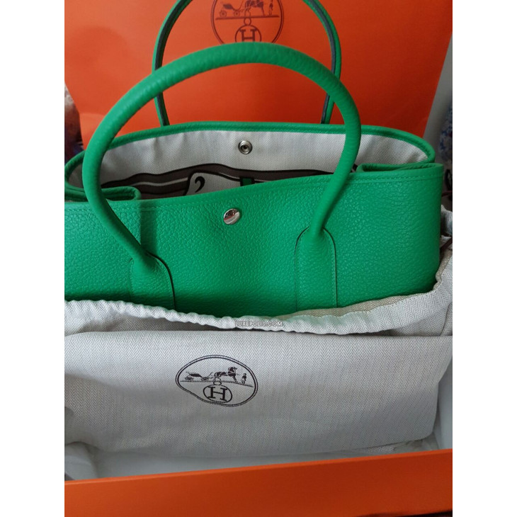 Buy Brand New & Pre-Owned Luxury Hermes Garden Party 30, Green