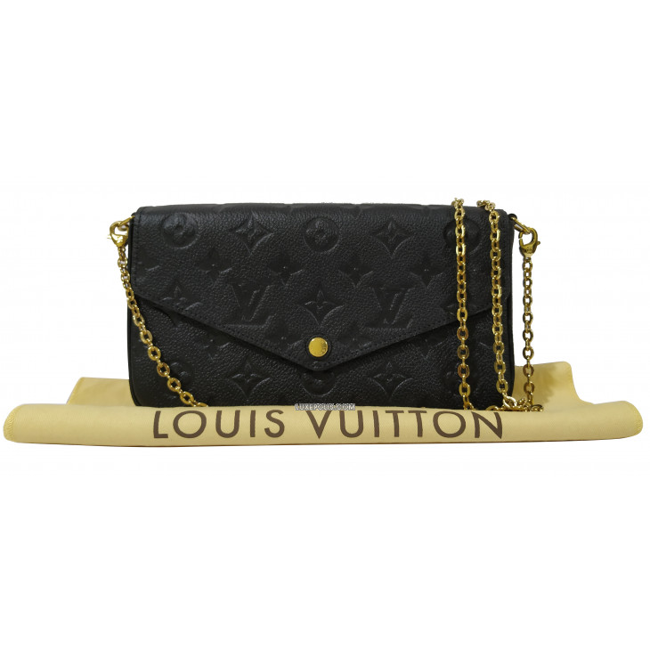 LOUIS VUITTON LOUIS VUITTON Pochette Felice chain Shoulder Bag M46064  Monogram empreinte black M64064