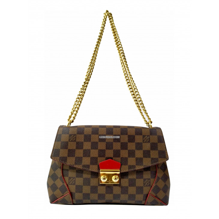 Louis Vuitton Monogram Canvas Caissa Hobo Damier in Brown with red Trim -  Luxury In Reach