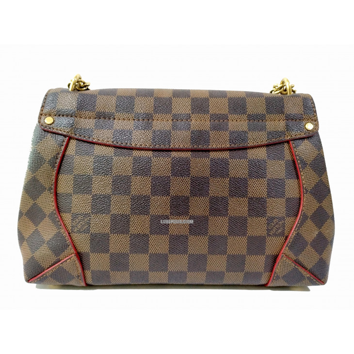 Buy Pre-owned & Brand new Luxury Louis Vuitton Caissa Damier Ebene Brown  Cerise Cherry Clutch Online