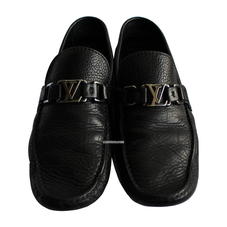 Buy Luxury Louis Vuitton Black Loafers Online