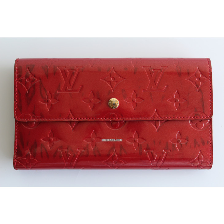 Louis Vuitton Vintage Metallic Pink Sarah Leather Wallet