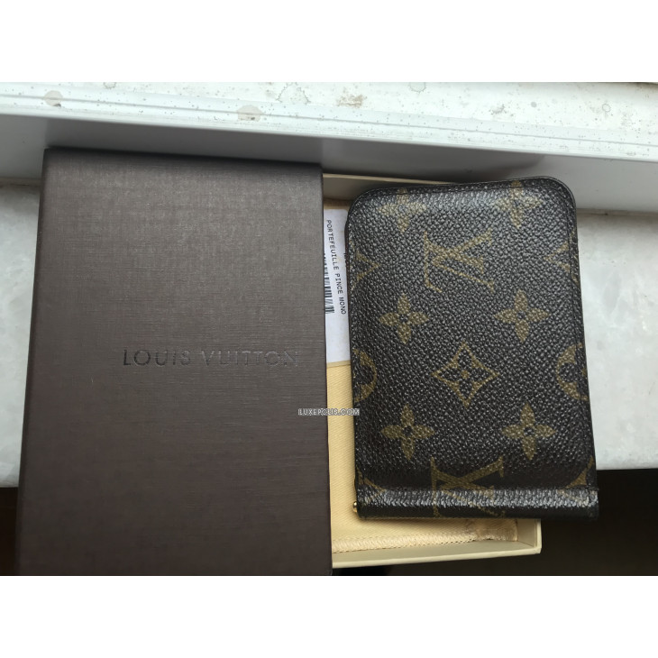 louis vuitton card holder with money clip