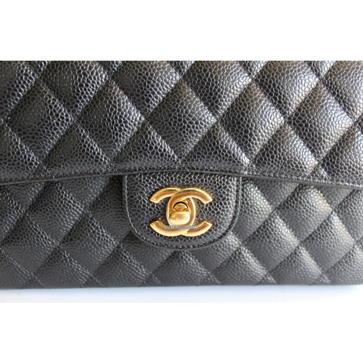 Chanel Classic Medium Flap Wallet Caviar GHW, Luxury, Bags