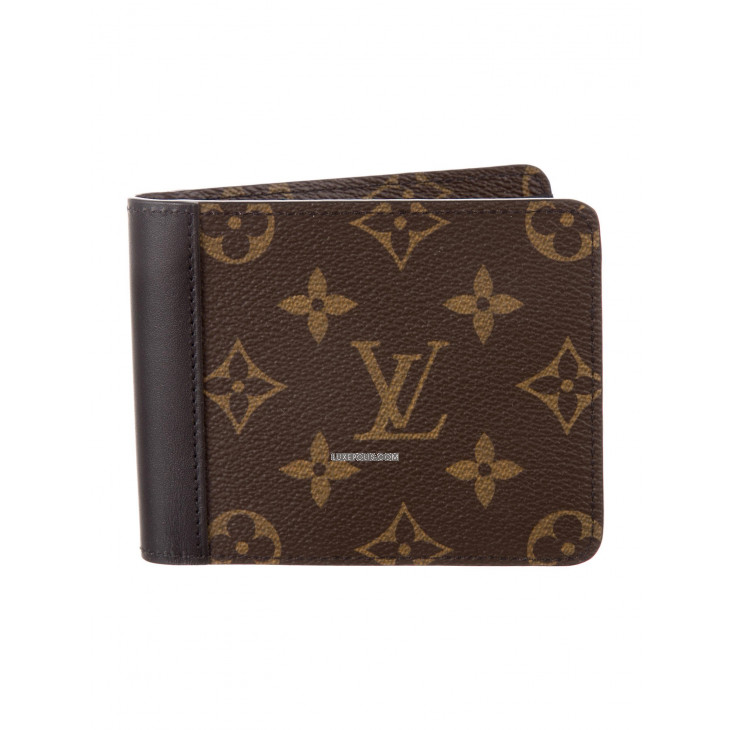 Louis Vuitton Wallet Gaspar Monogram Macassar Brown/Black in