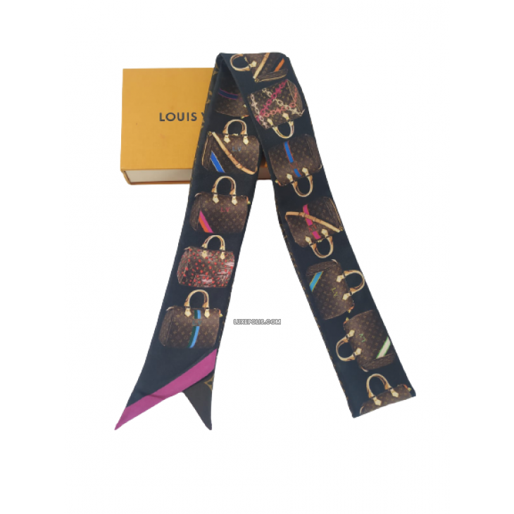 Buy Pre-owned & Brand new Luxury Louis Vuitton Iconic Speedy Silk Twilly  Scarf Online