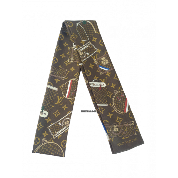 Buy Pre-owned & Brand new Luxury Louis Vuitton Monogram Silk Twilly Scarf  Online