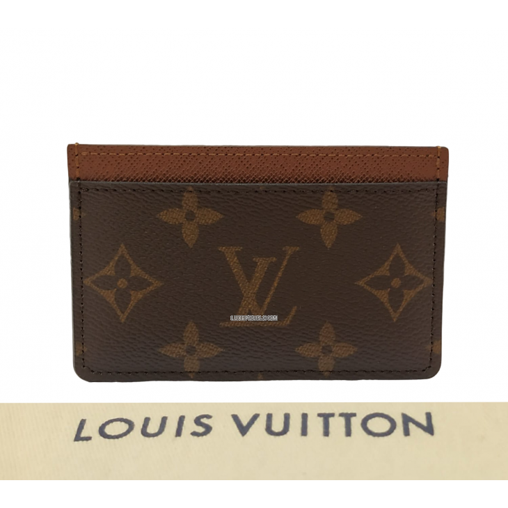 PRELOVED Louis Vuitton Monogram Canvas Card Case CA4106 012223
