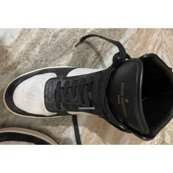 Shop Louis Vuitton MONOGRAM Rivoli sneaker boot (1A44VR) by